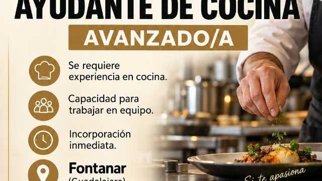 Ayudante/a de Cocina