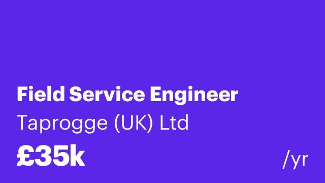 Field Service Engineer