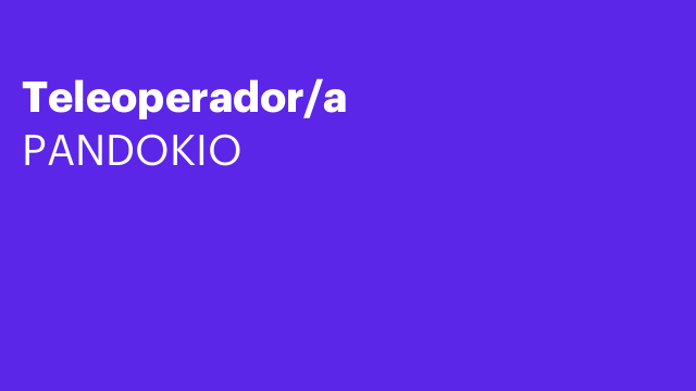 Teleoperador/a