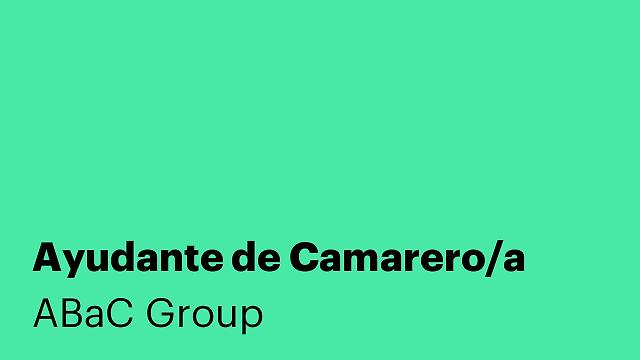 Ayudante de Camarero/a