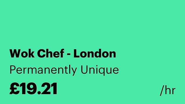 Wok Chef - London