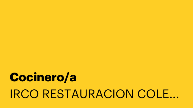 Cocinero/a