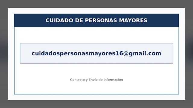Cuidado de persona anciana