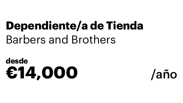 Dependiente/a de Tienda