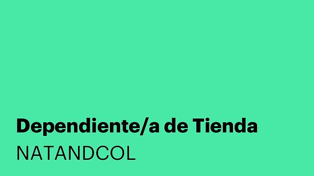 Dependiente/a de Tienda