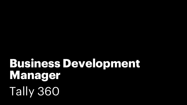 Business Development Manager