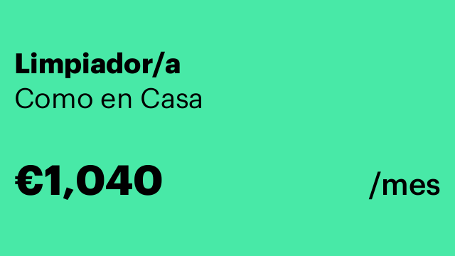 Limpiador/a