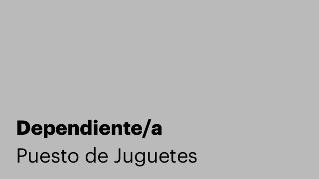 Dependiente/a