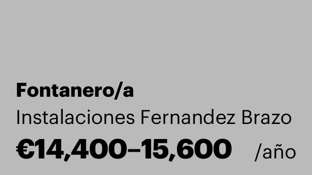 Fontanero/a