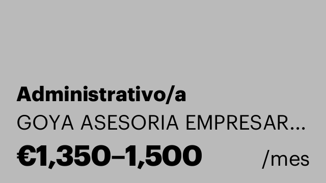 Administrativo/a