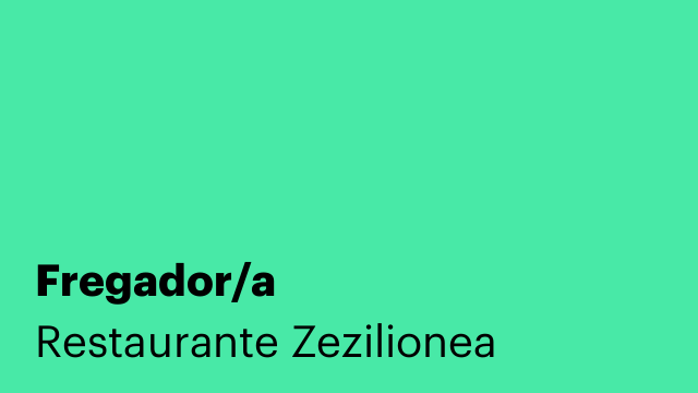 Fregador/a