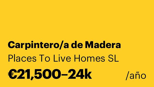 Carpintero/a de Madera
