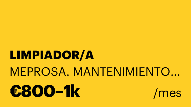 LIMPIADOR/A