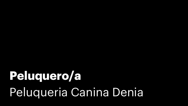 Peluquero/a
