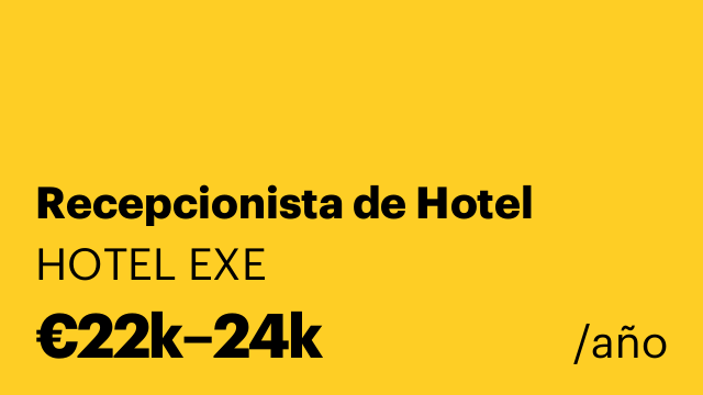 Recepcionista de Hotel