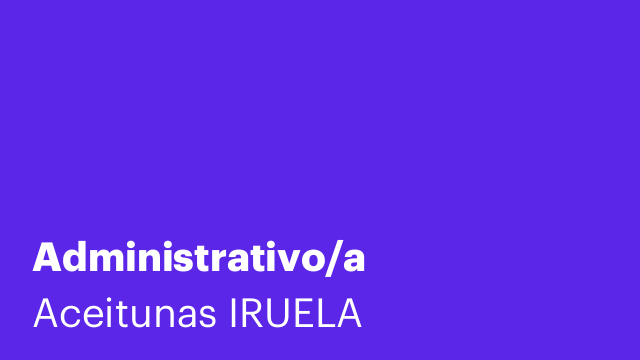 Administrativo/a