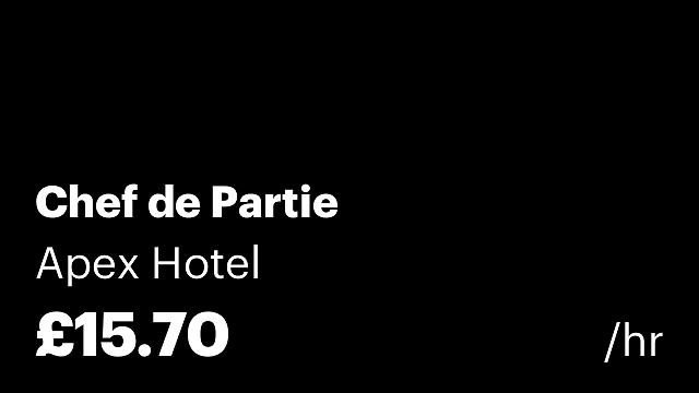 Chef de Partie