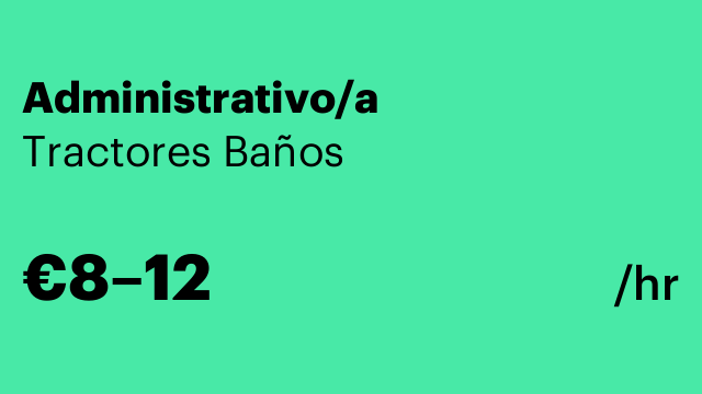 Administrativo/a