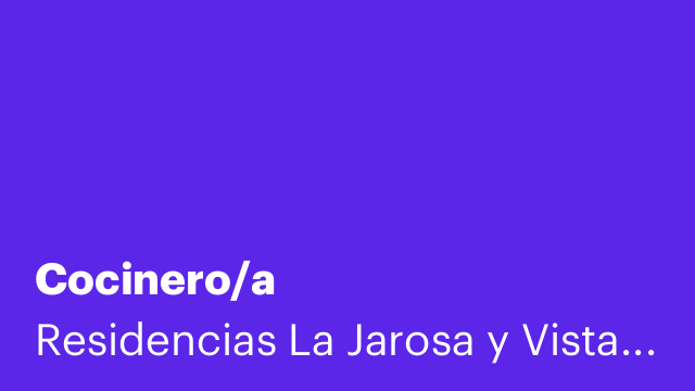 Cocinero/a