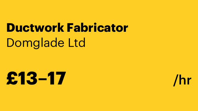 Ductwork Fabricator