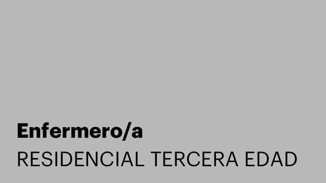Enfermero/a