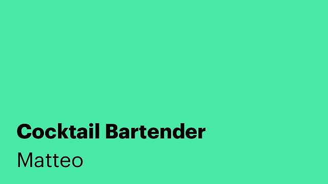 Cocktail Bartender