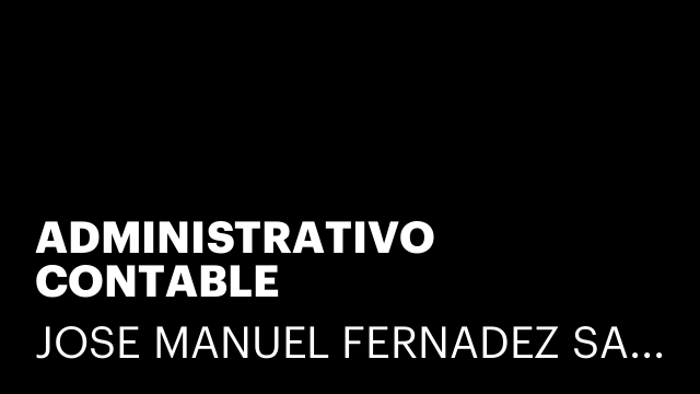 ADMINISTRATIVO CONTABLE