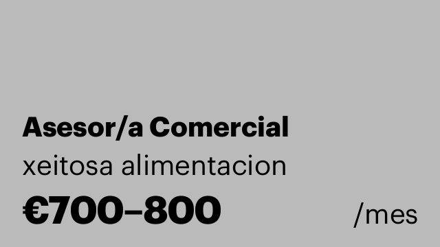 Asesor/a Comercial