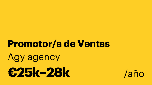 Promotor/a de Ventas
