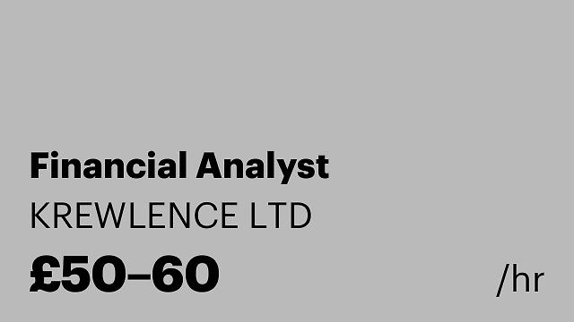 Financial Analyst