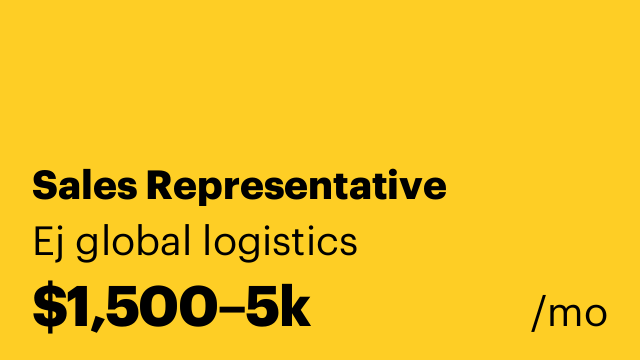 Sales Representative