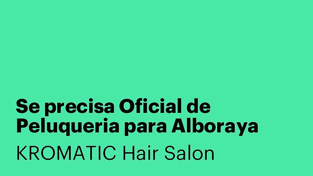 Se precisa Oficial de Peluqueria para Alboraya
