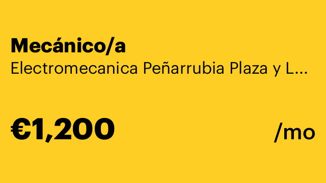 Mecánico/a