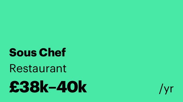 Sous Chef