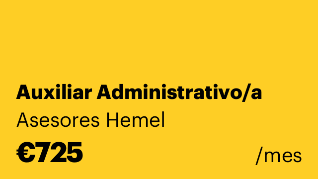 Auxiliar Administrativo/a