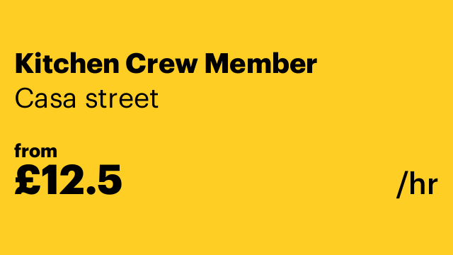 Kitchen Crew Member