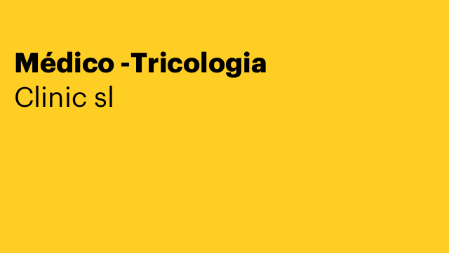 Médico -Tricologia