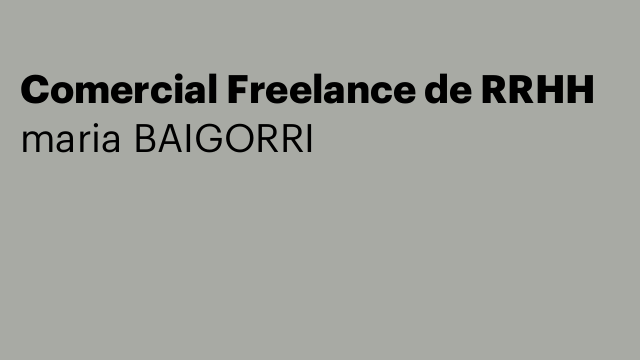 Comercial Freelance de RRHH