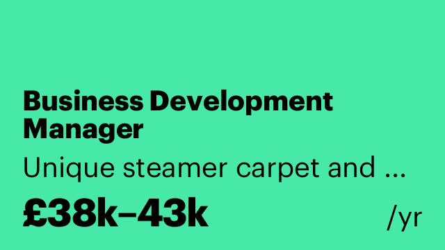 Business Development Manager