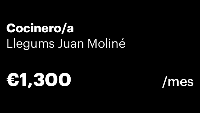 Cocinero/a