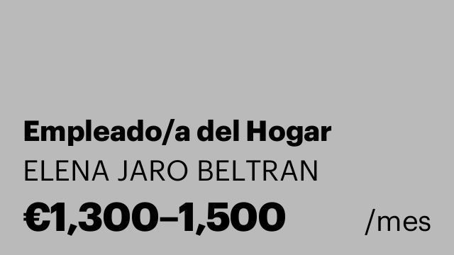 Empleado/a del Hogar