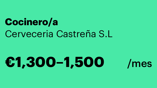 Cocinero/a