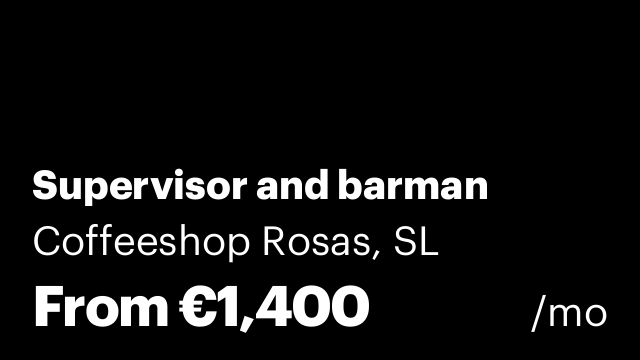 Supervisor and barman