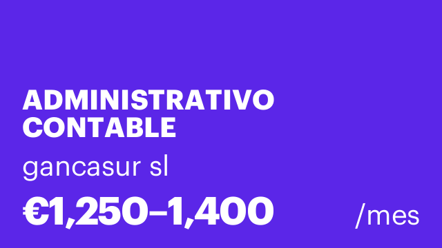 ADMINISTRATIVO CONTABLE
