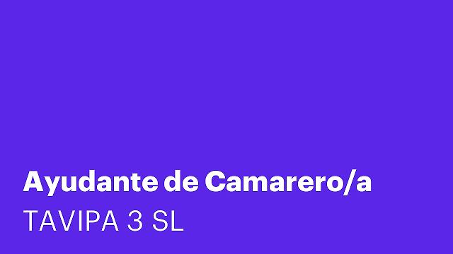 Ayudante de Camarero/a