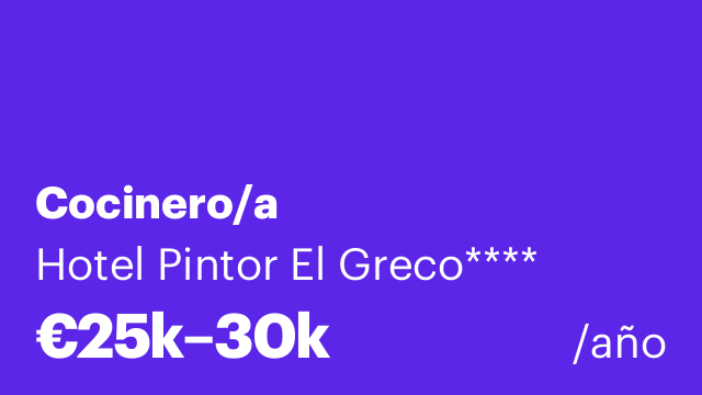 Cocinero/a