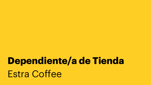 Dependiente/a de Tienda