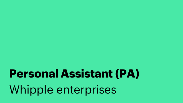 Personal Assistant (PA)