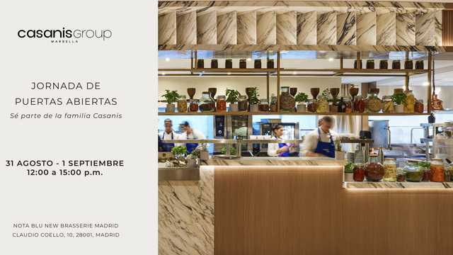 Jornada de puertas abiertas - Nota Blu New Brasserie Madrid