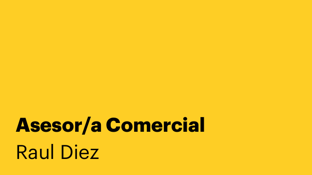 Asesor/a Comercial